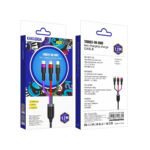 Καλώδιο USB 3 σε 1 LIGHTNING/MICRO/TYPE C 1.2m - Image 3