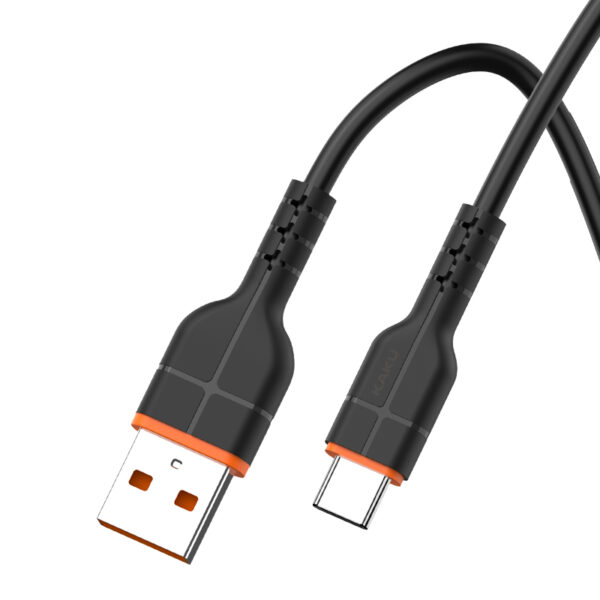 KSC-300/BLACK CHARGING DATA TYPE C (2m) ΜΑΥΡΟ