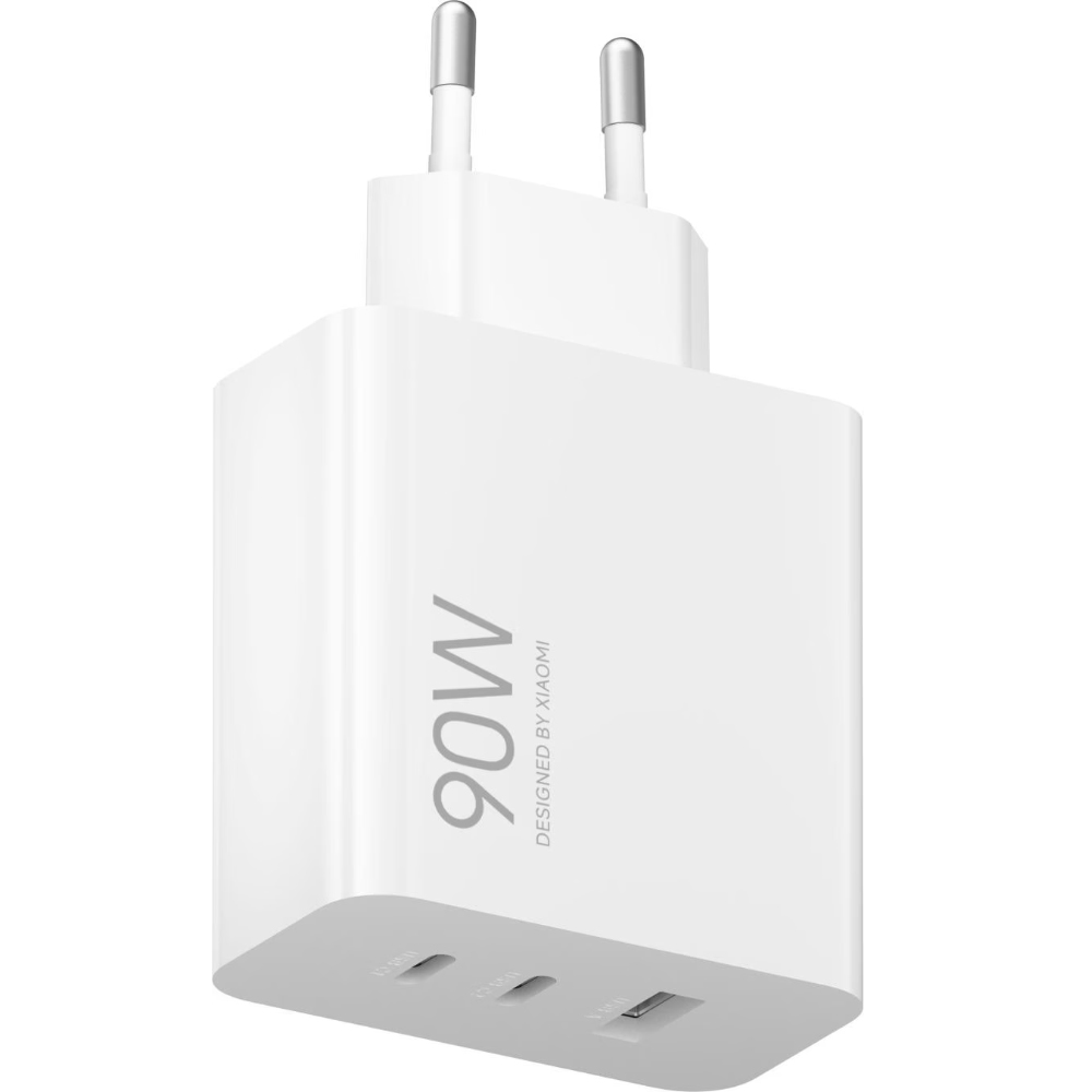 50132 Φορτιστής Ταξιδίου Xiaomi Hyper Charge 90W BHR087MEU με 1xUSB-A και 2xUSB-C Λευκός - Image 1