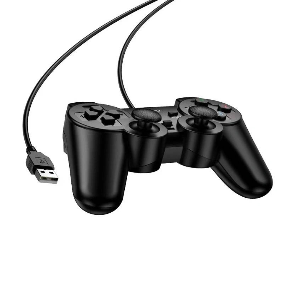 50467 Gamepad Hoco GA3 Ενσύρματο με USB-A Συμβατό με PC Μήκος Καλωδίου 1.5m Μαύρο - Image 1