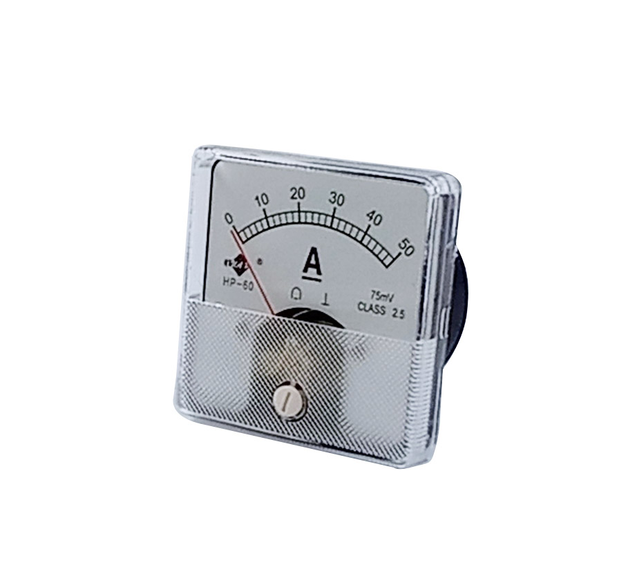50A 0323 Όργανο πίνακα 6x6cm 0-50Α* - Image 1