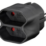 GOOBAY αντάπτορας ρεύματος 51002, 2x Euro, 230V 2.5A, μαύρος