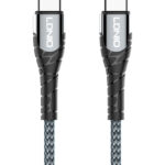 LDNIO καλώδιο USB-C σε USB-C LC102, 65W PD, 2m, γκρι