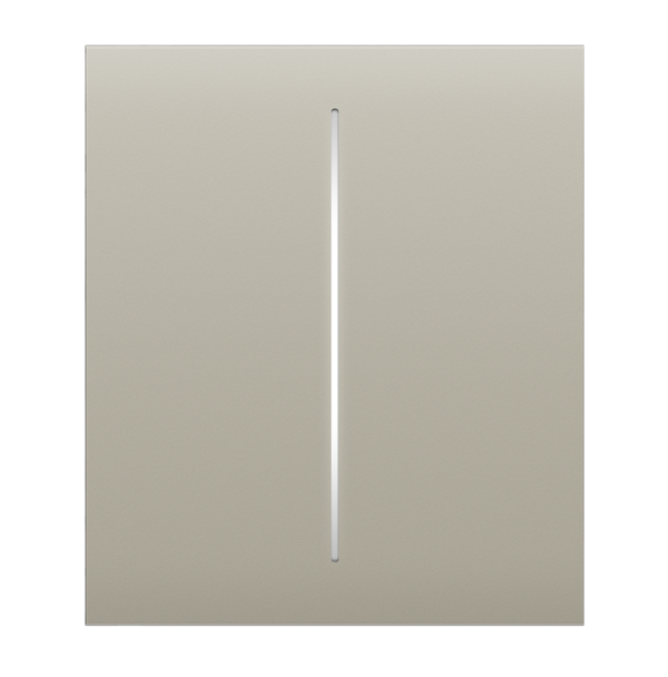 Ajax Center Button (2 Gang) Ivory