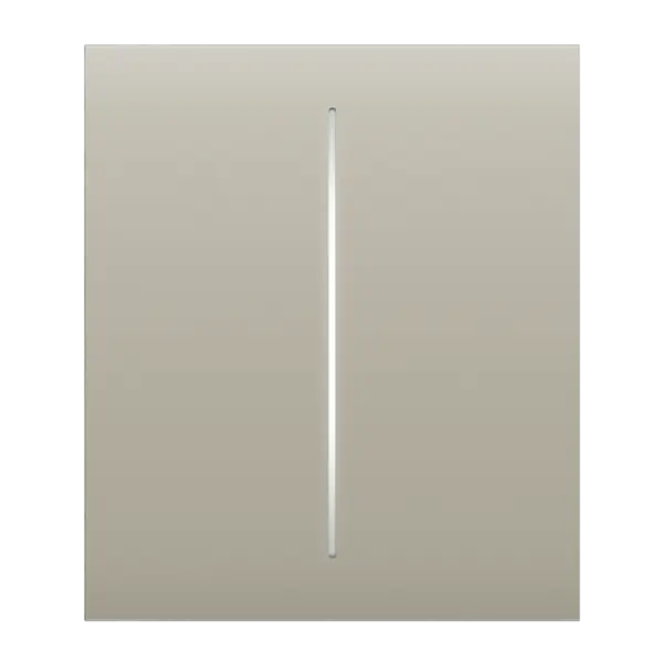 Ajax Center Button (2 Gang) Ivory