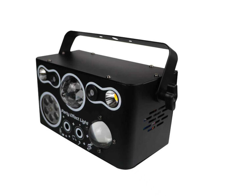 Φωτιστικό Led RGB + LASER 6in1 με Magic Ball, Gobo, Strobe, DMX512 - Image 2
