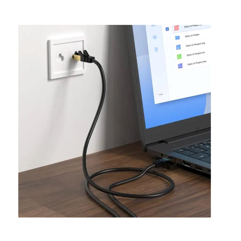 PATCH CORD CAT.6 Καθαρός Χαλκός GIGABIT 1m - Image 2