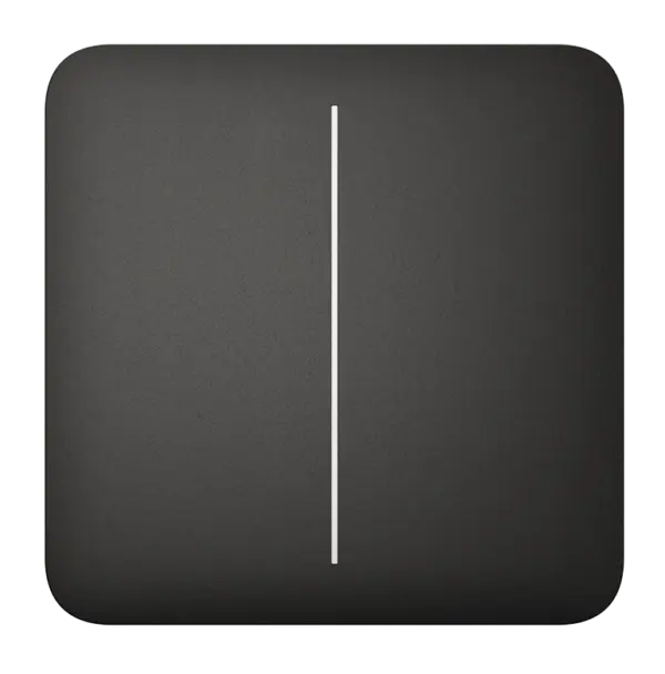 Ajax Solo Button (2 Gang) Black