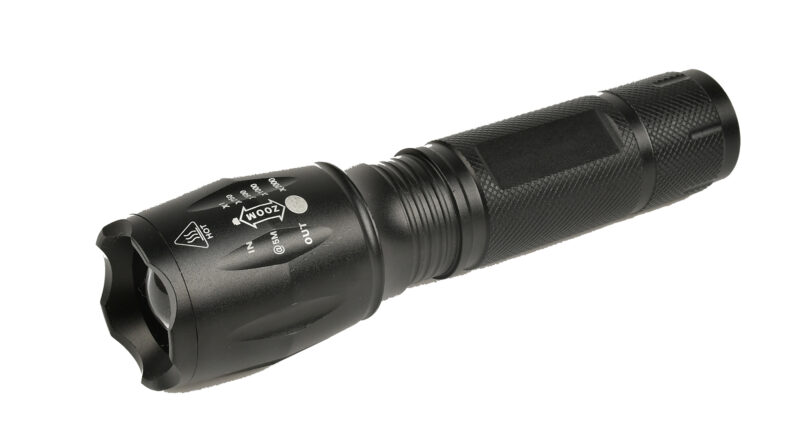 Φακός Χειρός 3W LED 300 Lumens Αλουμινίου, IP44 - Image 3