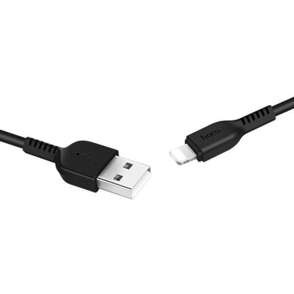 HOCO X20 Flash Καλώδιο Lightning Φόρτισης & DATA 2m, Black