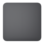 Ajax Solo Button (1 Gang/2 Way) Graphite