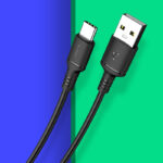 KSC-421/BLACK SMART CHARGING DATA TYPE C (2m) ΜΑΥΡΟ - Image 2