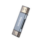 USB 3.0 TYPE-C CARD READER Γκρι