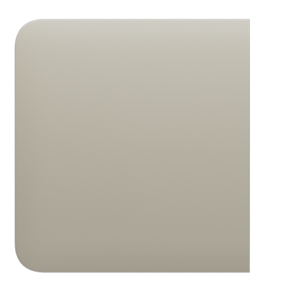 Ajax Side Button (1 Gang/2 Way) Ivory
