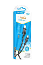 KSC-982/BLACK ΜΑΥΡΟ ΚΑΛΩΔΙΟ typeC σε typeC 1m - Image 2