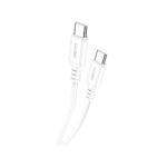 KSC-982/WHITE ΛΕΥΚΟ ΚΑΛΩΔΙΟ typeC σε typeC 1m
