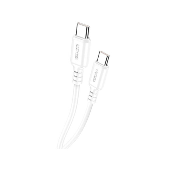 KSC-982/WHITE ΛΕΥΚΟ ΚΑΛΩΔΙΟ typeC σε typeC 1m