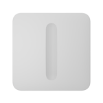 Ajax Solo Button (dimmer) White