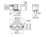 AC-001 AC connector για σασί - Image 2