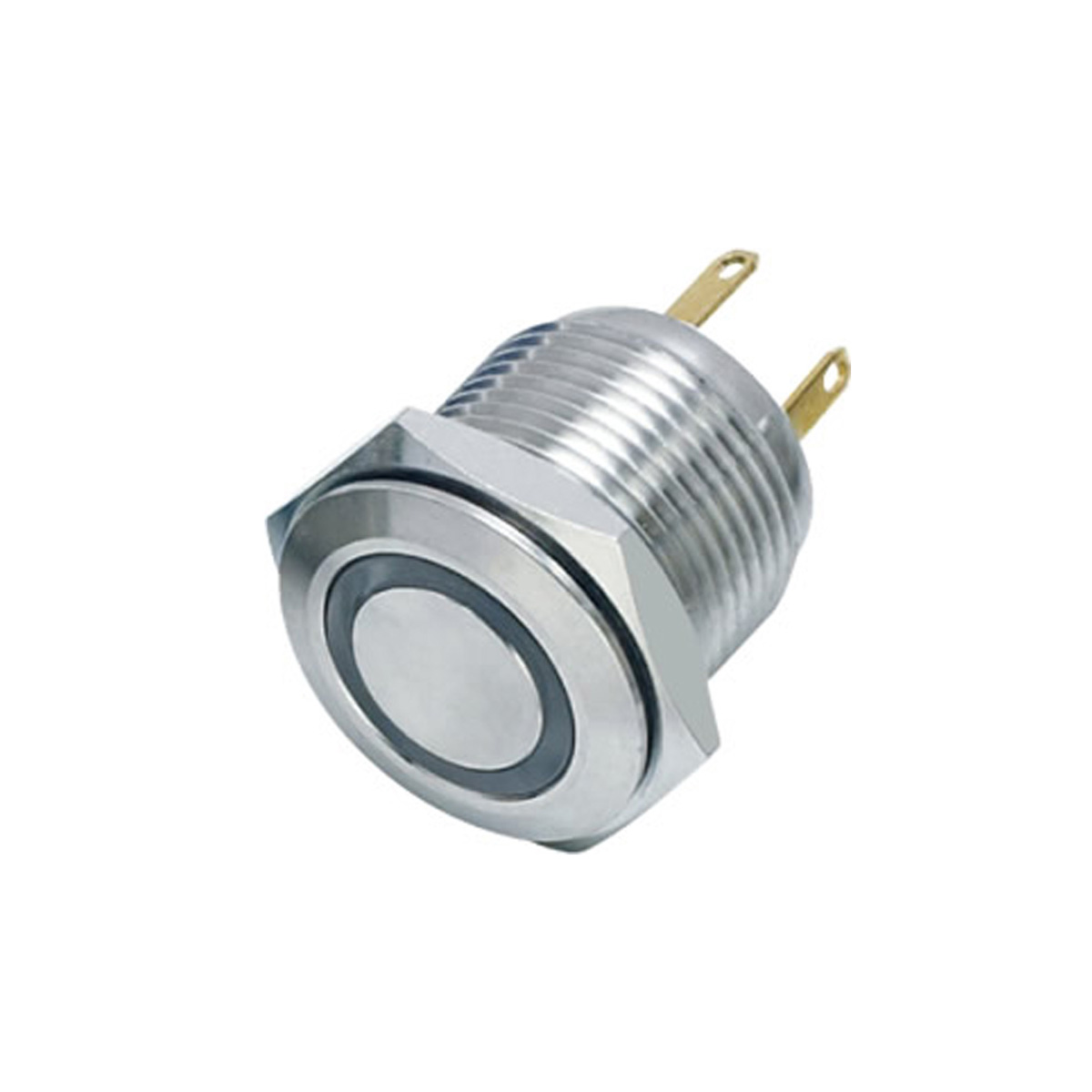 AH16-D435 AH16-D4/RED/220V ΜΠΟΥΤΟΝ Φ16mm 220V με KOKKINO ΦΩΤΙΣΜΟ - Image 1