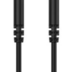 CELEBRAT καλώδιο ήχου 3.5mm AU-01, AUX, 1m, μαύρο