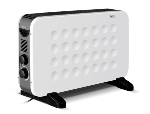 BRUNO θερμοπομπός BRN-0206, 2000W, με θερμοστάτη & ανεμιστήρα, λευκός