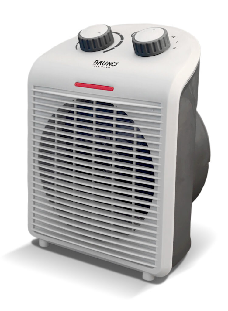 BRN-0211 BRUNO 2 σε 1 αερόθερμο δωματίου BRN-0211, 2000W, με ανεμιστήρα, λευκό - Image 1