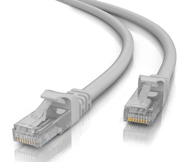 POWERTECH καλώδιο δικτύου CAB-N185, Cat 5e U/UTP, CCA 26AWG, 1m, γκρι