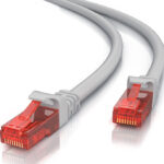 POWERTECH καλώδιο δικτύου CAB-N271, Cat 6 U/UTP, copper 24AWG, 10m, γκρι