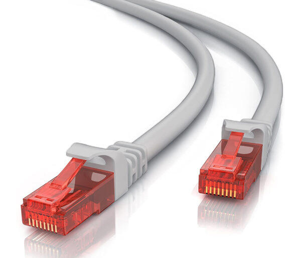 POWERTECH καλώδιο δικτύου CAB-N271, Cat 6 U/UTP, copper 24AWG, 10m, γκρι