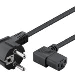 POWERTECH καλώδιο τροφοδοσίας Η/Υ & οθόνης CAB-P003, 3x0.75mm², 1.5m, μαύρο