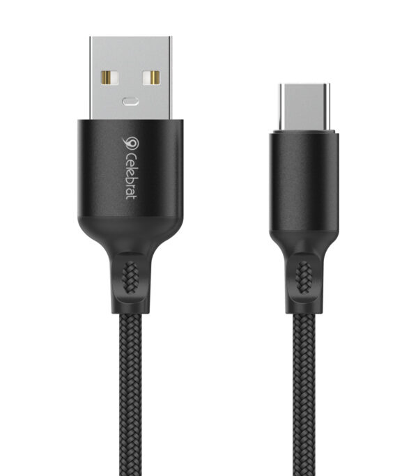 CELEBRAT καλώδιο USB-C σε USB CB-32, 3A, 1m, μαύρο