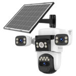 VSTARCAM smart ηλιακή κάμερα CB621SR, triple lens, 2MP, WiFi, SD, PTZ, IP66