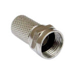 Βύσμα F με Λάστιχο για RG6U, L: 18mm
