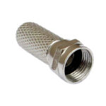 Βύσμα F με Λάστιχο για RG6U, L:20mm