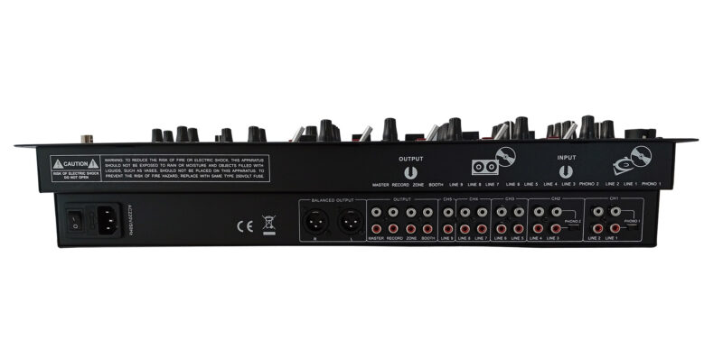 DJ Μίκτης 5 Καναλιών με 24-bit Εφέ και USB, SD, BT Player - Image 3