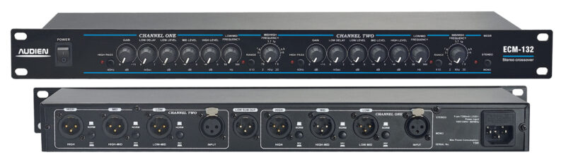 Crossover Ήχου 2 Καναλιών με Εισόδους/Εξόδους XLR, 20Hz έως 20kHz - Image 2