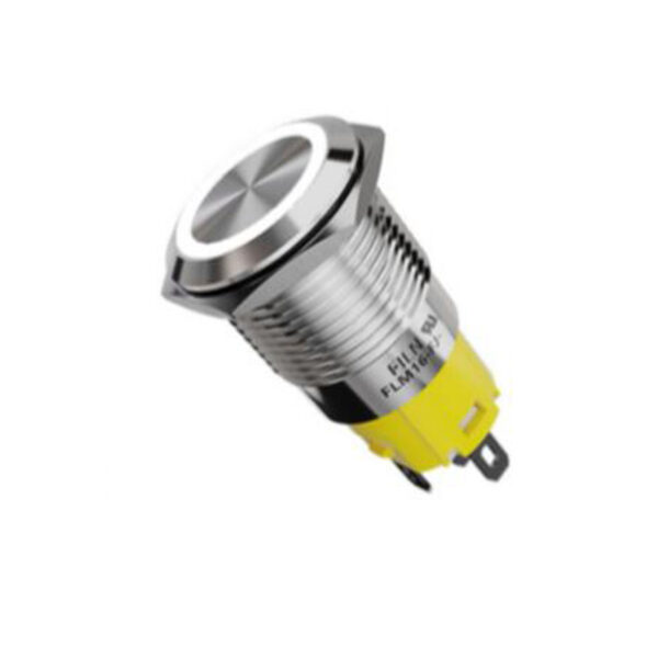 FLM16-FJ-220V-WHITE ΔΙΑΚΟΠΤΗΣ Φ16mm 220V με ΛΕΥΚΟ ΦΩΤΙΣΜΟ