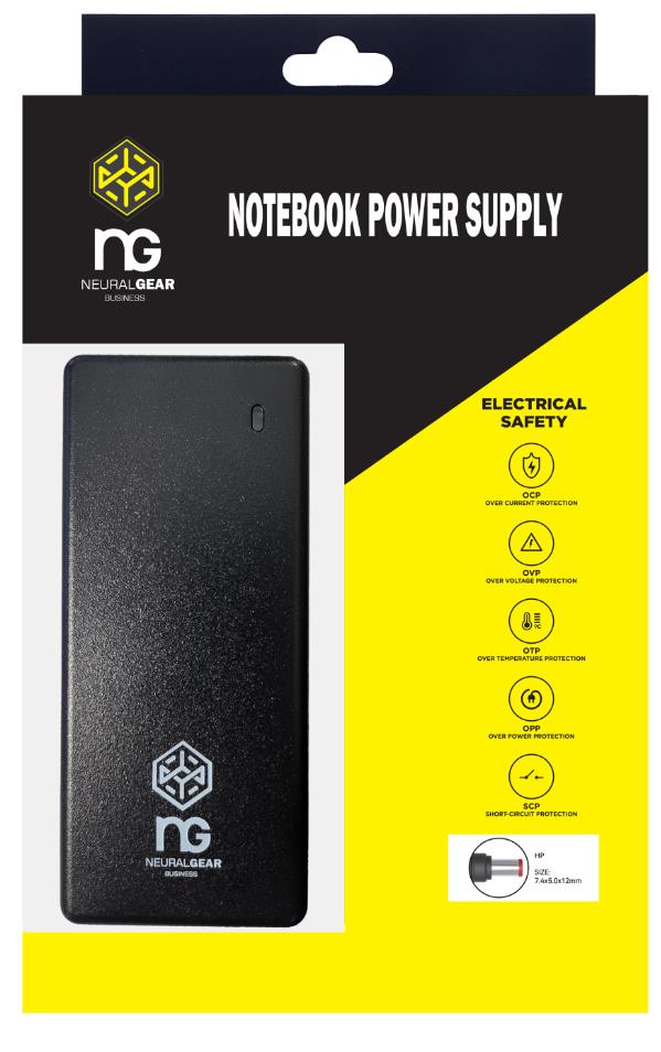 GER-78-7474C-HP NG ΤΡΟΦΟΔΟΤΙΚΟ ΓΙΑ HP 19V, 4.74A, TIP SIZE: 7.4x5.0x12mm WITH PIN ΜΕ ΚΑΛΩΔΙΟ ΤΡΟΦΟΔΟΣΙΑΣ - Image 1