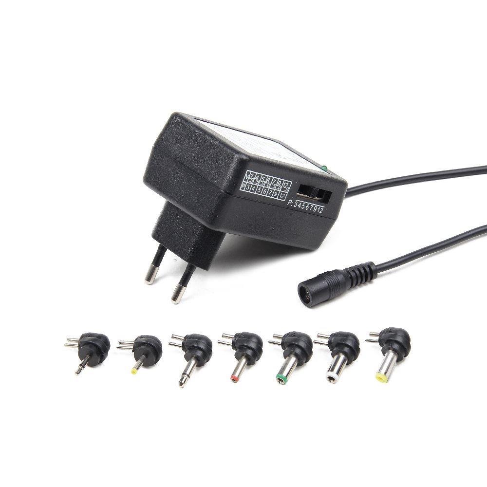 GER-GM-MC08 GEMBIRD UNIVERSAL ΤΡΟΦΟΔΟΤΙΚΟ AC-DC 12 W - Image 1