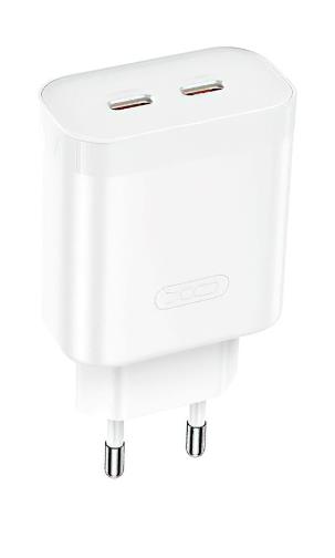 GER-XO-L105WH XO L105 ΦΟΡΤΙΣΤΗΣ 35W, 2 ΘΥΡΕΣ PD, ΛΕΥΚΟΣ - Image 1
