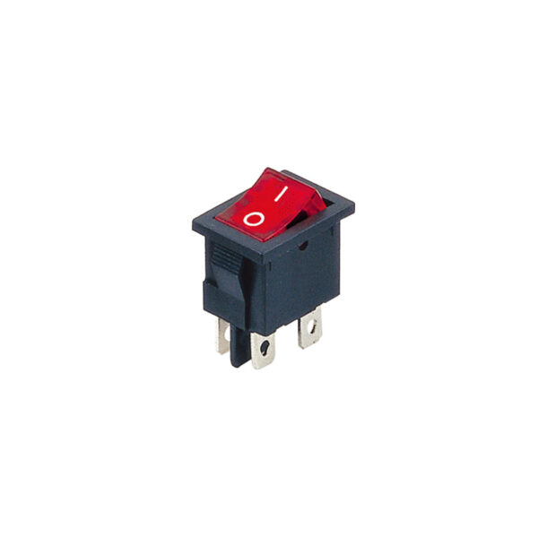 FL3-KCD1-101N-4/250V  Διακόπτης rocker φωτιζόμενος