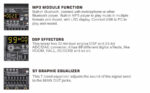 Κονσόλα Ήχου 16 Καναλιών με Bluetooth, USB Player MP3, Phantom 48V - Image 2