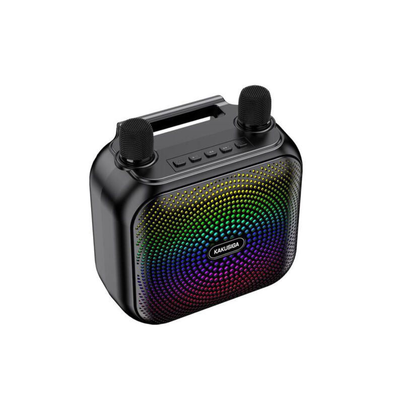 Ηχείο Bluetooth FANTASY LED 8W με 2 Ασύρματα Μικρόφωνα - Image 3