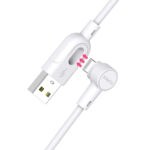 KSC-374/WHITE/LT PORTABLE CHARGING DATA LIGHTNING (1m)