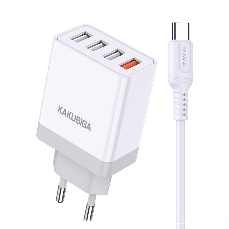 KSC913-11 KSC-913 ΦΟΡΤΙΣΤΗΣ 4USB CHARGING DATA ΣΕ TYPE C - Image 1