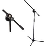 Γερανός Μικροφώνου Ύψος 92-158cm, Μαύρος