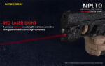 Φακός LED NITECORE NPL10, Set με μπαταρία CR2 - Image 2
