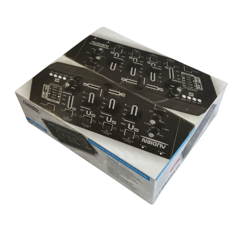 DJ Μίκτης 4 Καναλιών με USB Player και 2 Εισόδους Μικροφώνου - Image 3