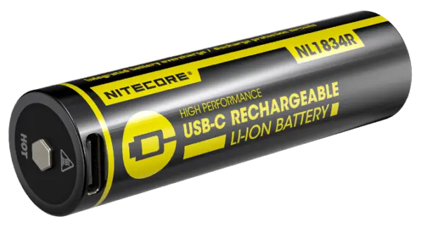 Μπαταρία NITECORE 18650 / 3400mAh / USB-C (τιμή τεμαχίου)